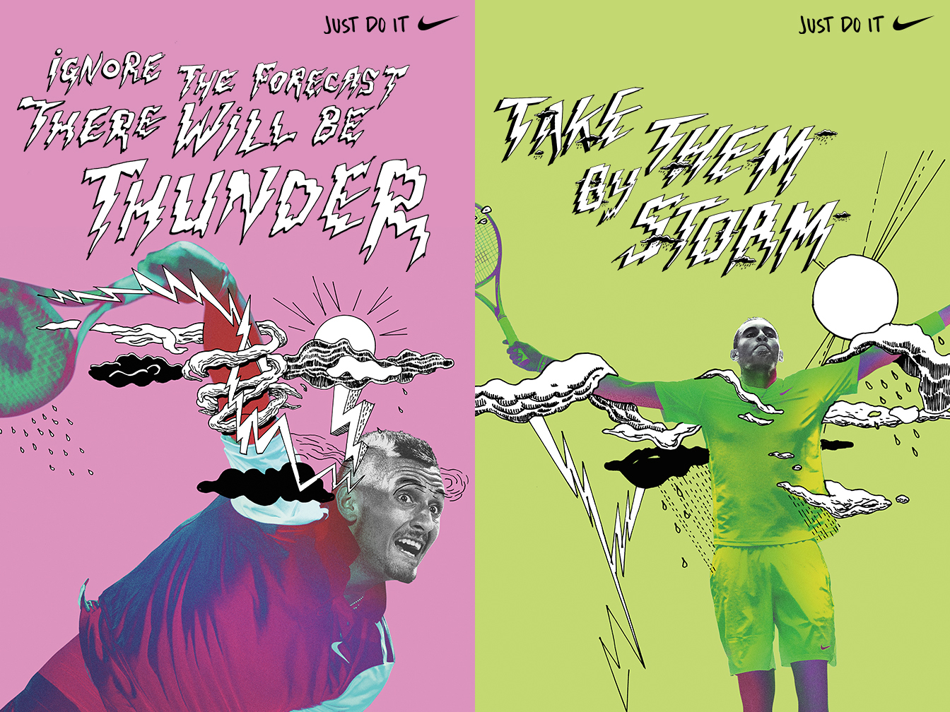 Nike Australian Open campaign visual